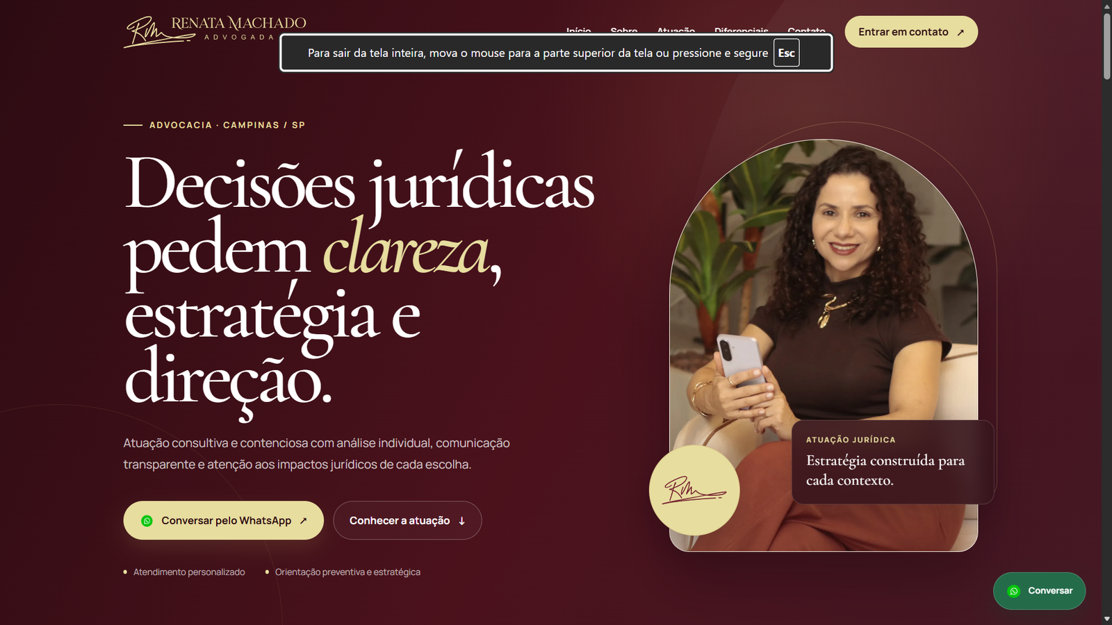 Renata Machado — desktop